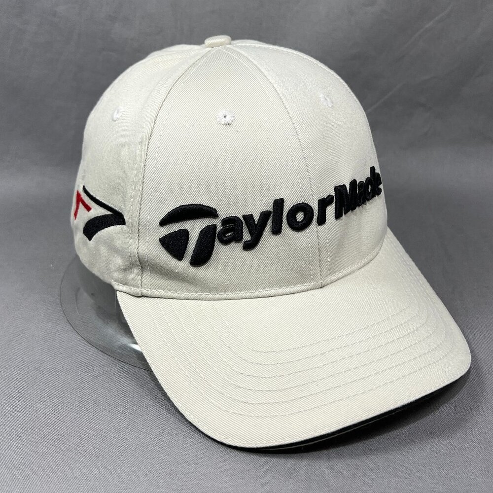 TaylorMade Tmax Gear R7 Golf Strapback Hat Cap Khaki Adjustable Golfer Mens